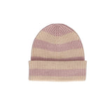 Tokyo Merino Beanie Lavender Stripe