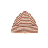 Berlin Merino Beanie Biscuit and Cream Stripe