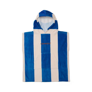 Hooded Towel - Deep Sea Stripe
