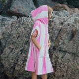 Hooded Towel - Candy Stripe