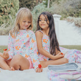 Long Sleeve Rash Vest - Berry Garden