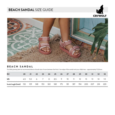Crywolf Beach Sandal - Tan