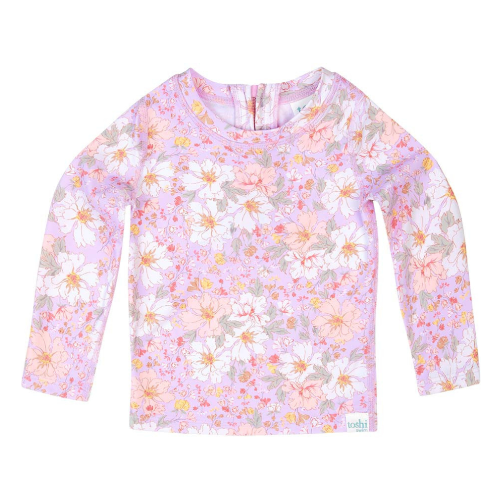 Toshi Swim Baby Rashie Long Sleeve - Dahlia