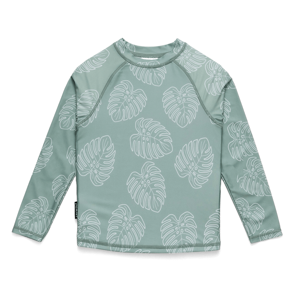 Crywold Rash Vest - Sage Monstera