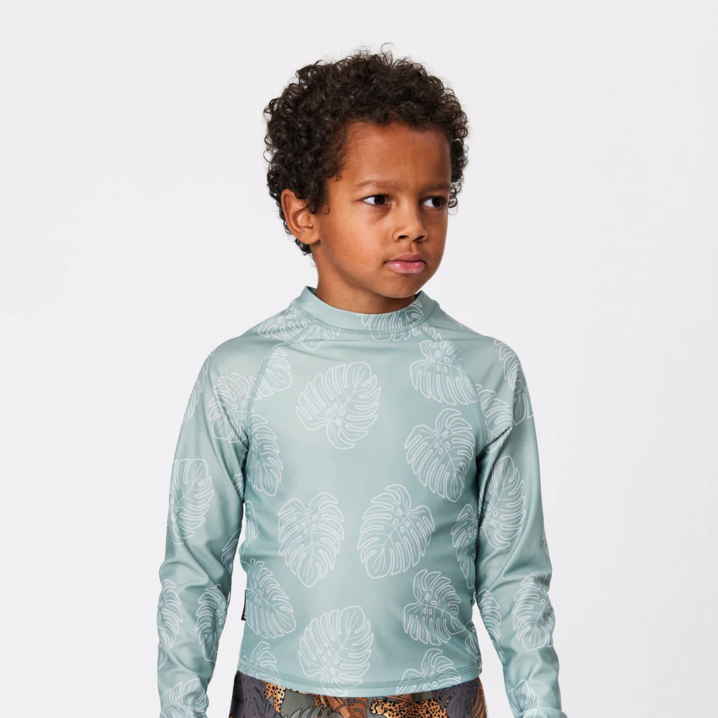 Crywold Rash Vest - Sage Monstera