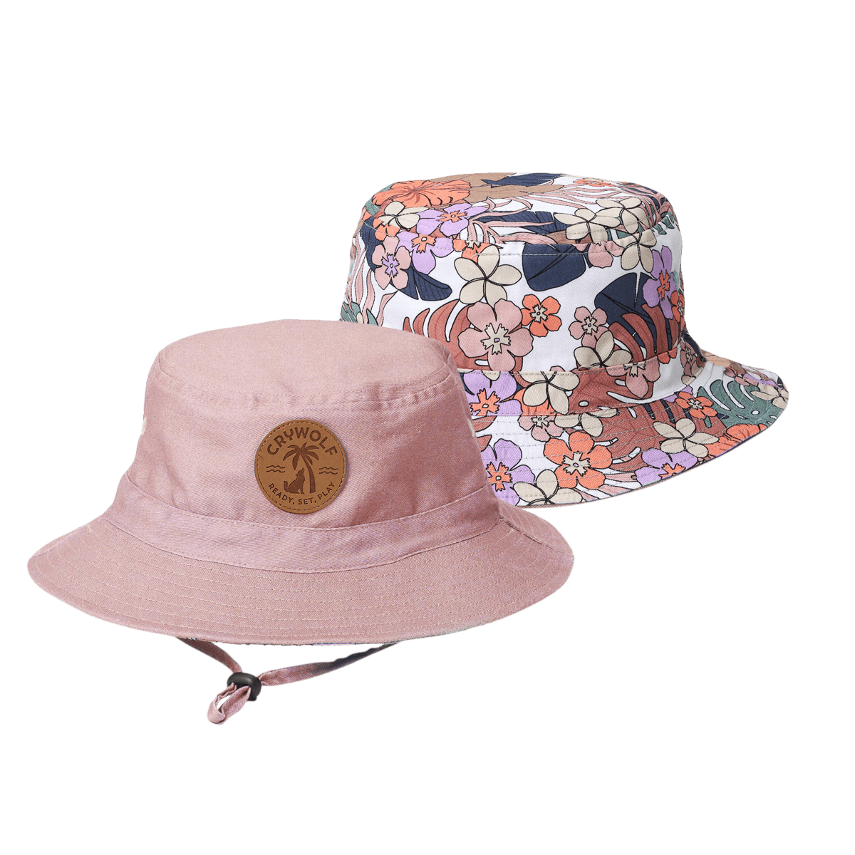 Crywolf Reversable Bucket Hat - Tropical Floral