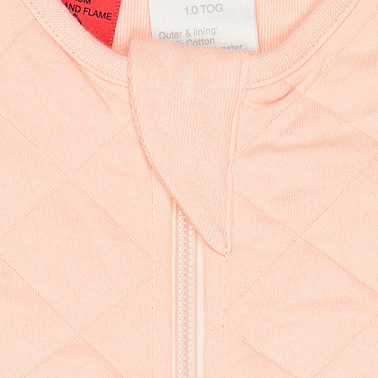 Dreamtime Organic Baby Sleep Bag Sleeveless 1 TOG Blush