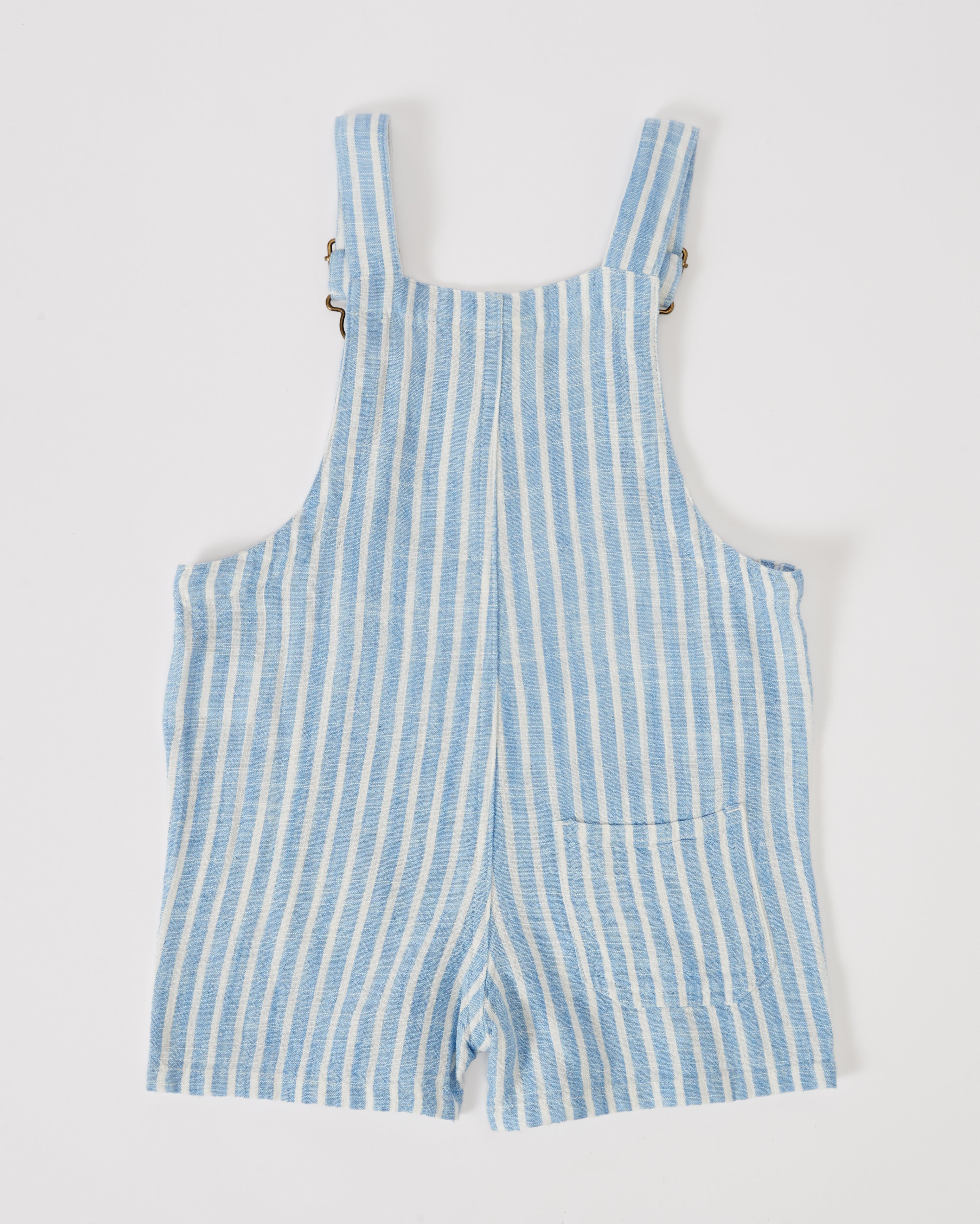 Taylor Stripe Overalls - Blue Stripe