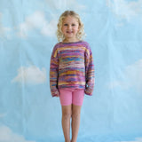 Organic Ribbed Essential Bike Short - Floss