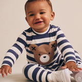 Stripe Huxbear Romper