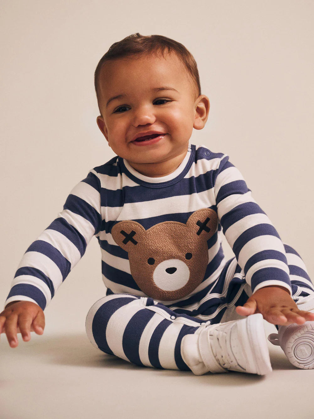 Stripe Huxbear Romper