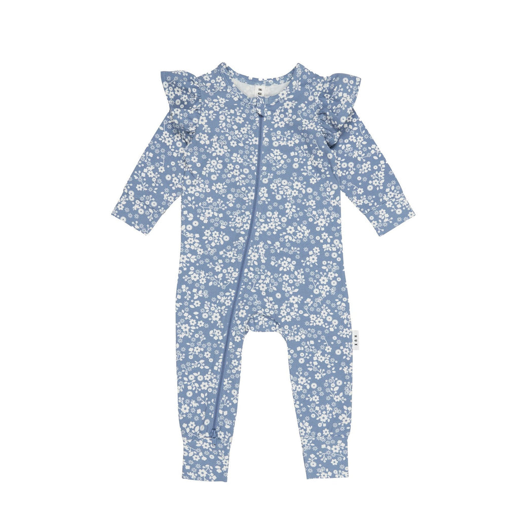 Floral Lake Zip Romper
