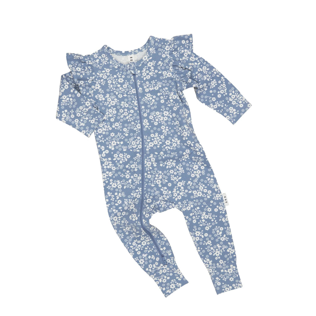 Floral Lake Zip Romper