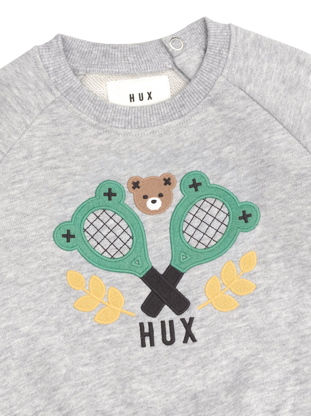 Tennis Hux Sweatshirt - Grey Marle