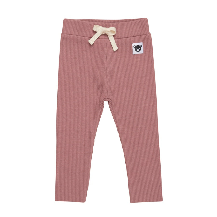 Dusty Plum Rib Legging - Dusty Plum