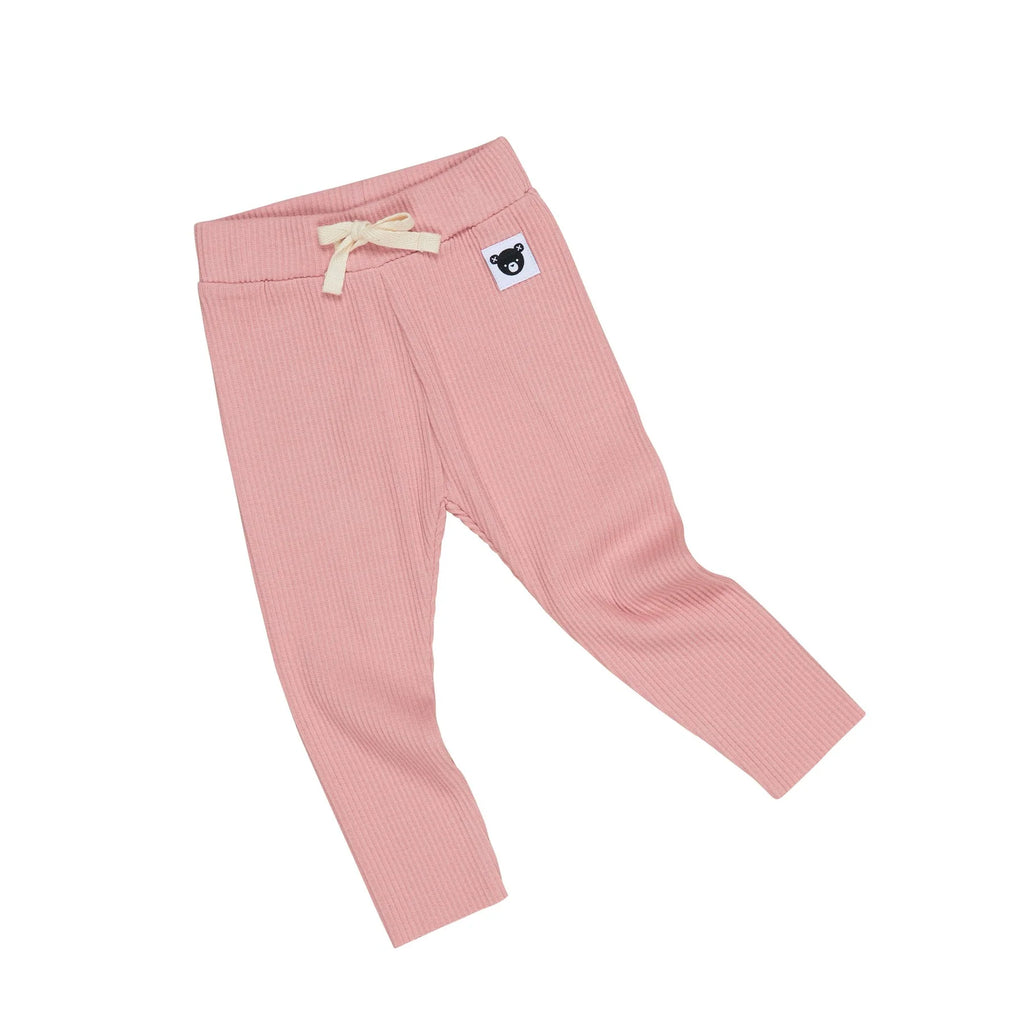 Dusty Rose Rib Legging