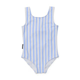 Swimsuit - Sky Blue Stripe