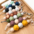Mini Silicone Key Chain/Nappy Bag Chain