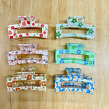 Floral Claw Clip - Various