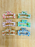 Floral Claw Clip - Various