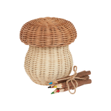 Olli Ella Porcini Rattan Basket