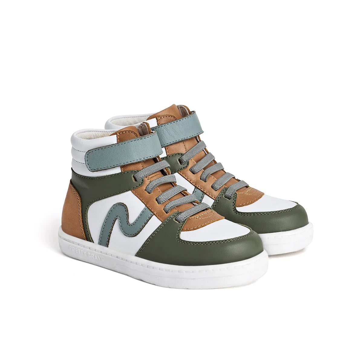 Pretty Brave HI-TOP - Khaki Mix