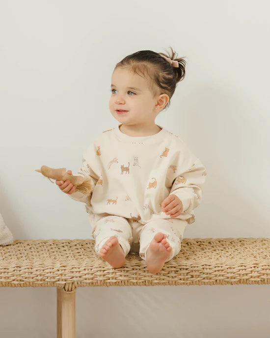 Quincy Mae Relaxed Sweatshirt | Cats