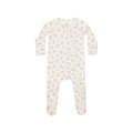 Quincy Mae Bamboo Zip Footie | Strawberries