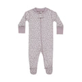 Quincy Mae Zip Long Sleeve Sleeper Footie | Lavender Ditsy