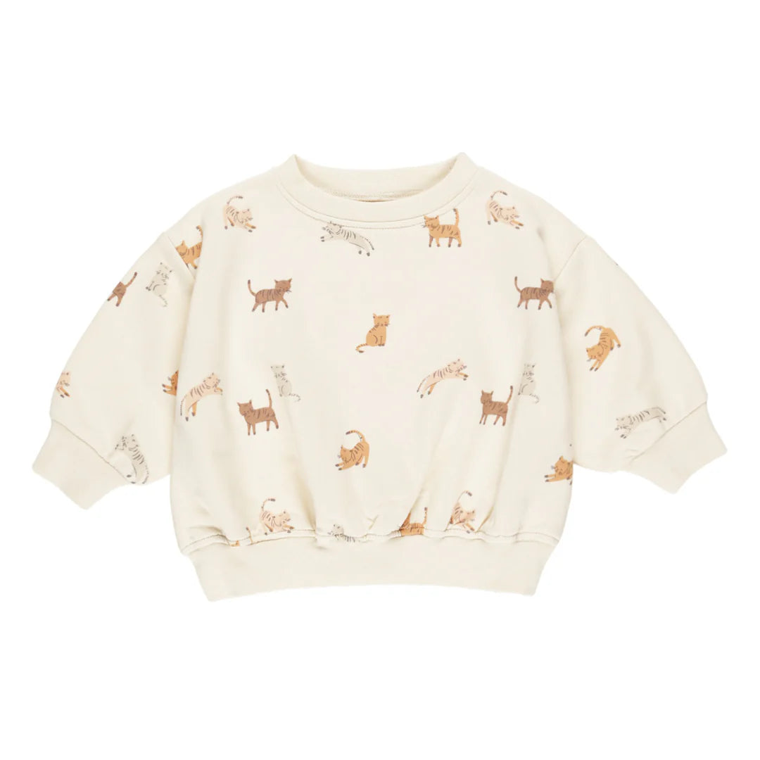 Quincy Mae Relaxed Sweatshirt | Cats