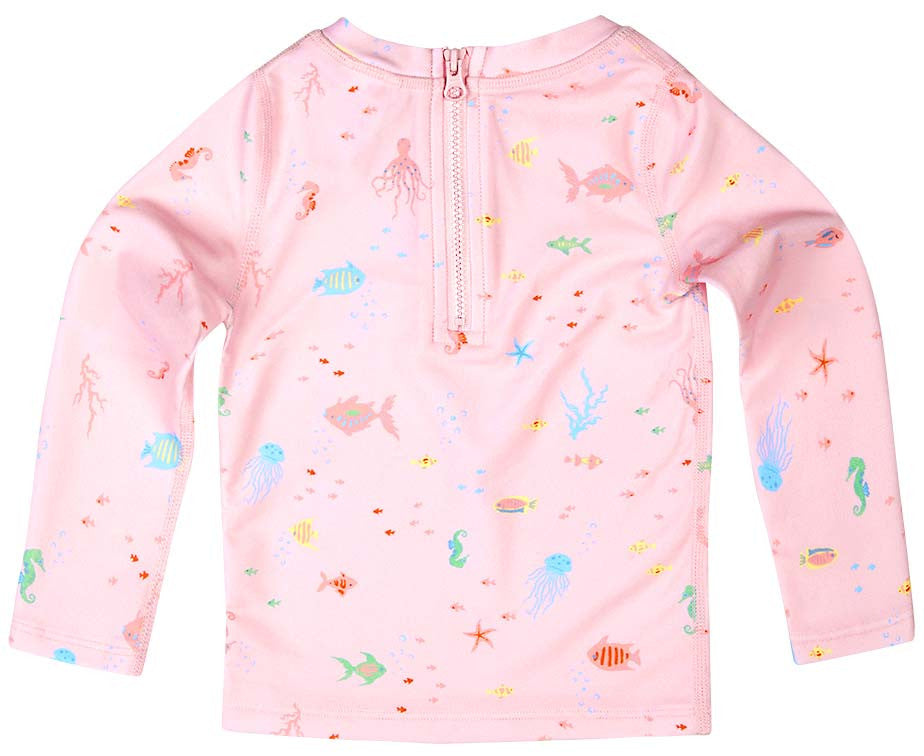 Toshi Swim Baby Rashie Long Sleeve - Coral