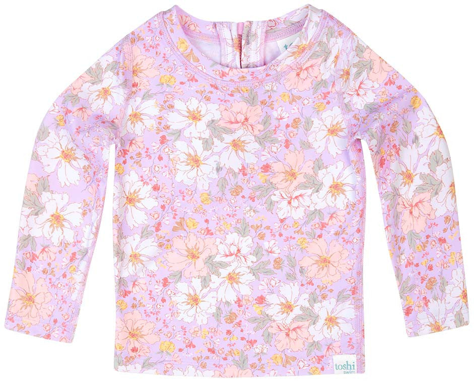 Toshi Swim Baby Rashie Long Sleeve - Dahlia