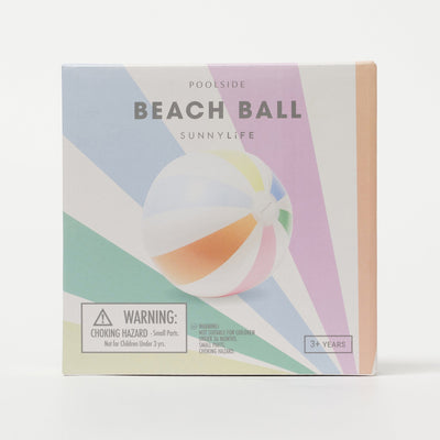 Pool Side Inflatable Beach Ball - Pastel Gelato