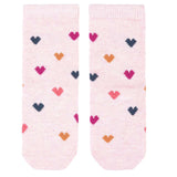 Organic Socks Knee Jacquard - Hearts