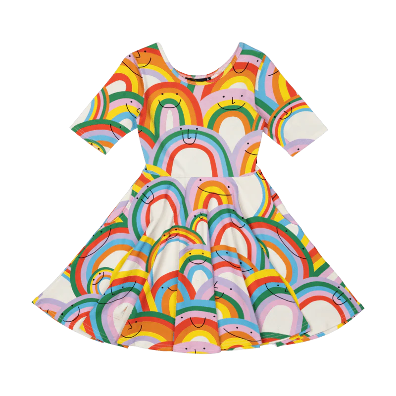Rock Your Baby Happy Rainbows Mabel Dress