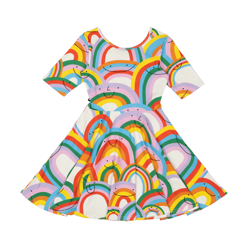 Rock Your Baby Happy Rainbows Mabel Dress
