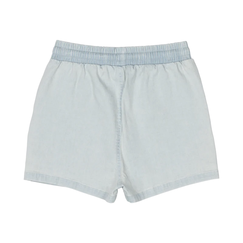 Rock Your Baby Light Blue Chambray Shorts