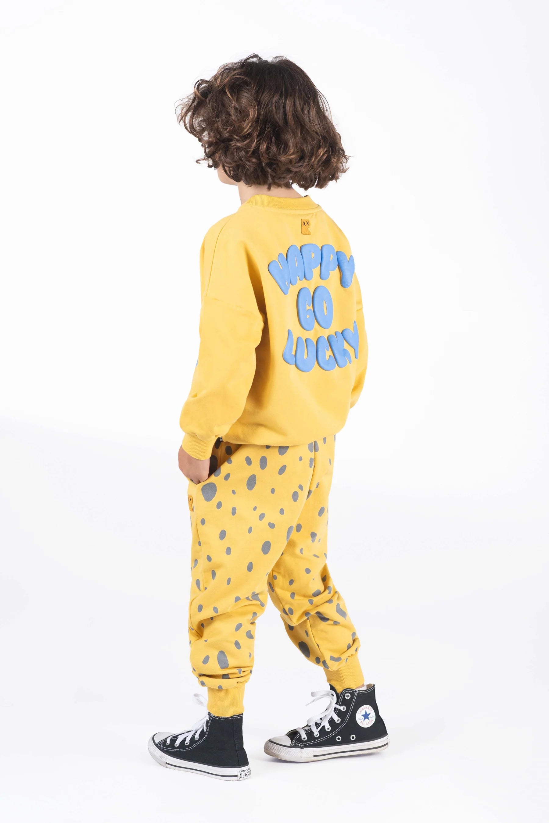 Rock Your Baby Happy Go Lucky Sweatshirt - Mustard