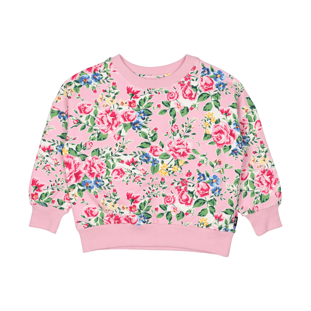 Rock Your Baby Pink Garden Sweatshirt - Pink Floral