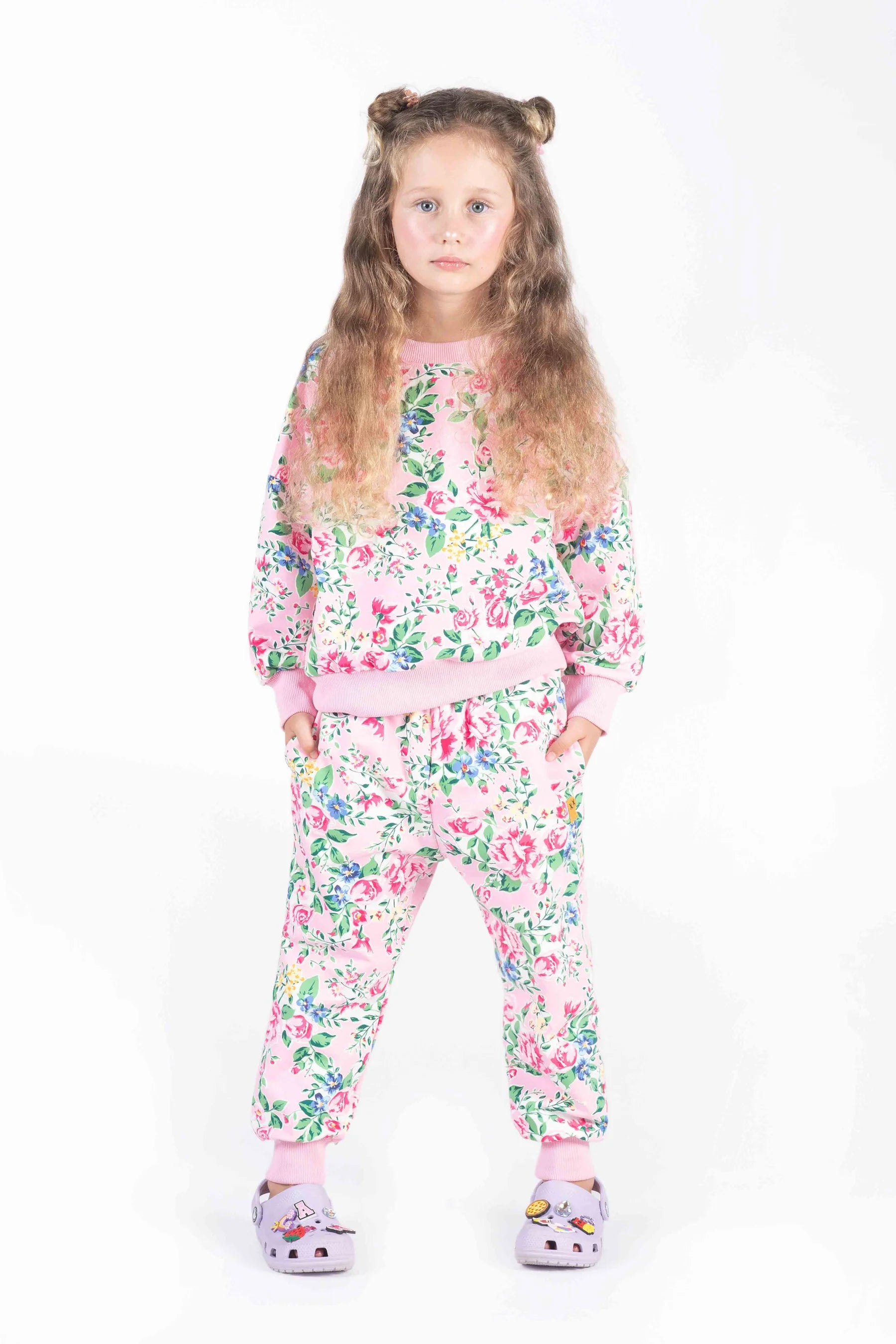 Rock Your Baby Pink Garden Sweatshirt - Pink Floral