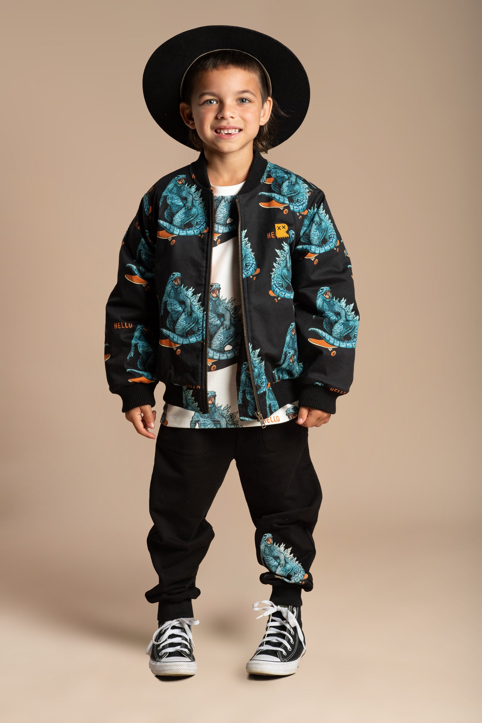 Rock Your Baby Godzilla Skate Trackpants