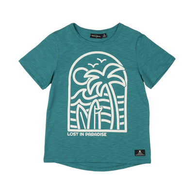 Rock Your Baby Lost In Paradise T-Shirt - GREEN