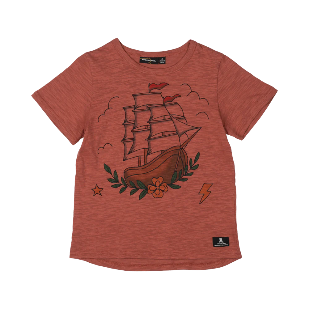 Rock Your Baby Mad Treasure T-Shirt - TAN