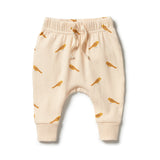 Organic Rib Slouch Pants - Tweet Tweet