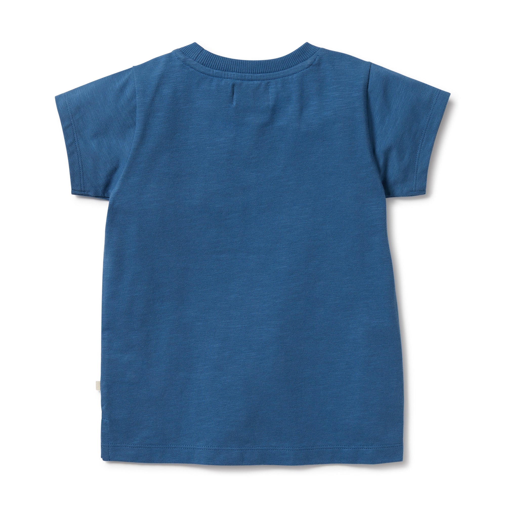 Wilson and Frenchy Dark Blue Organic Pocket Tee