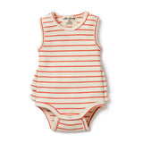 Wilson and Frenchy Petite Rouge Organic Ruffle Bodysuit