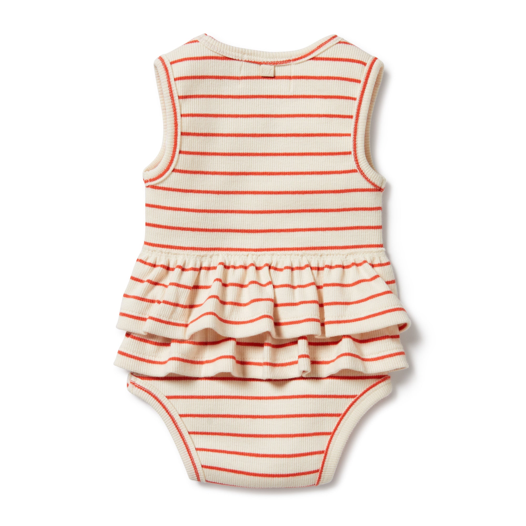Wilson and Frenchy Petite Rouge Organic Ruffle Bodysuit