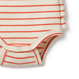 Wilson and Frenchy Petite Rouge Organic Ruffle Bodysuit