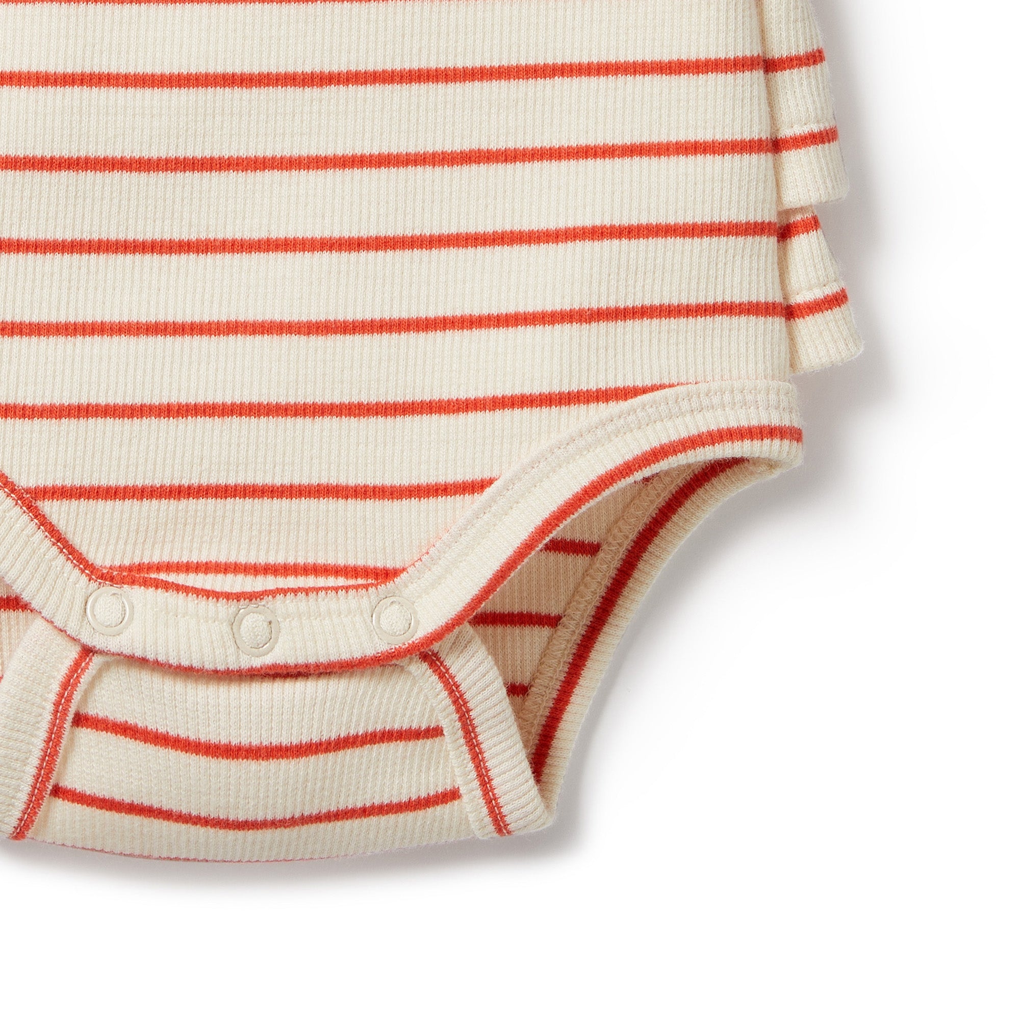 Wilson and Frenchy Petite Rouge Organic Ruffle Bodysuit