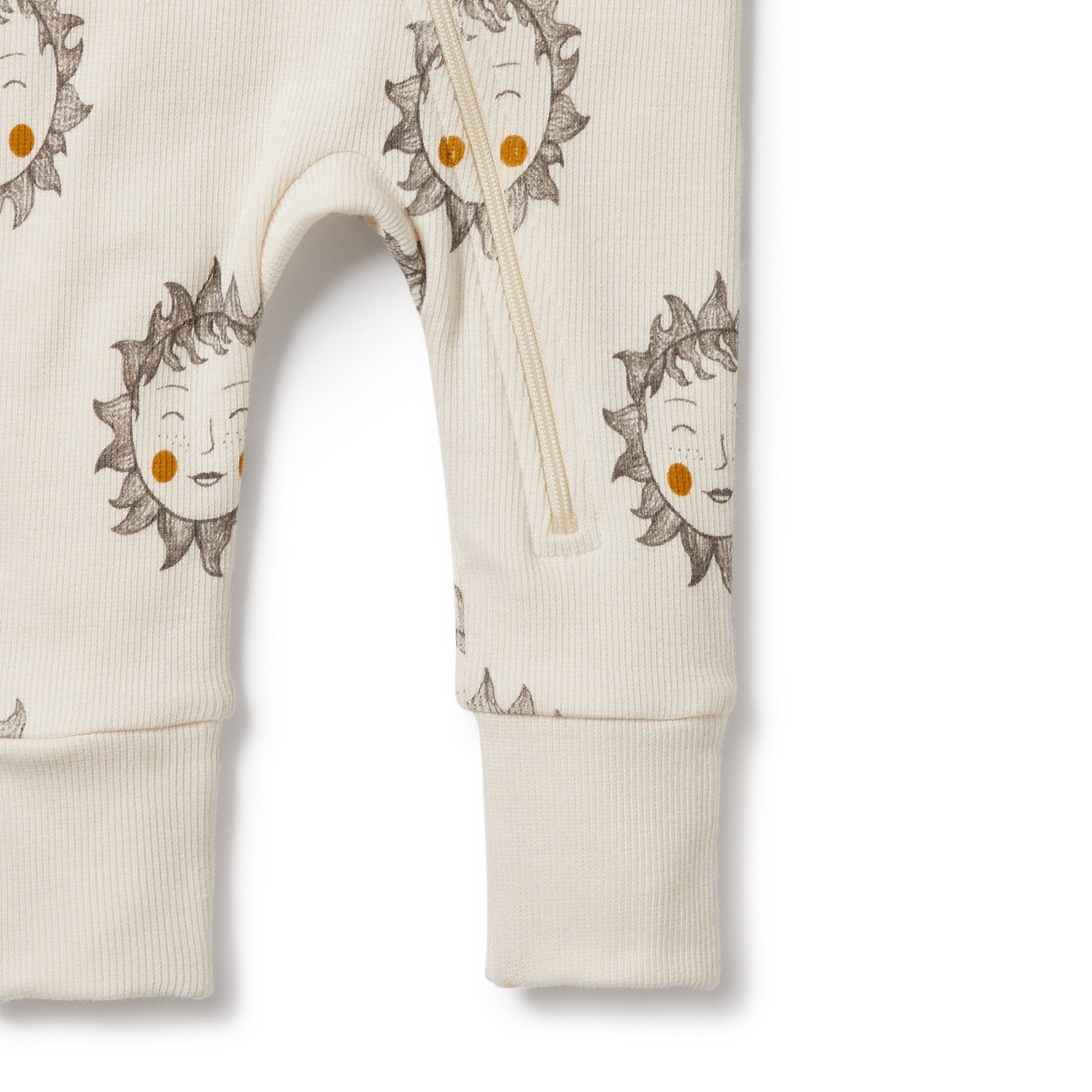 Wilson and Frenchy Shine On Me Organic Zipsuit with Feet